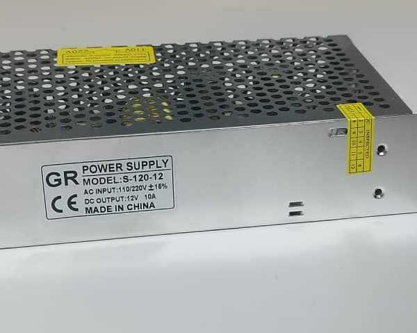 سویچینگ 12 ولت 10 آمپر فلزی کیس بزرگ