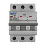 فیوز مینیاتوری سه فاز 50 آمپر فراز مدل C50