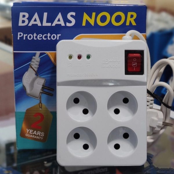 محافظ ولتاژ چهارخانه صوت وتصویر بالاس نور