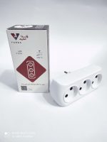 سه راهی دوشاخه دار بدون ارت استاندارد