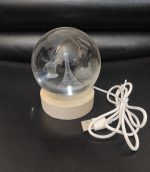 چراغ خواب مدل گوی شیشه ای سه بعدی5