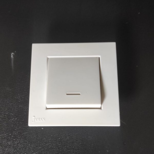 کلید تک پل جهان الکتریک مدل توکار