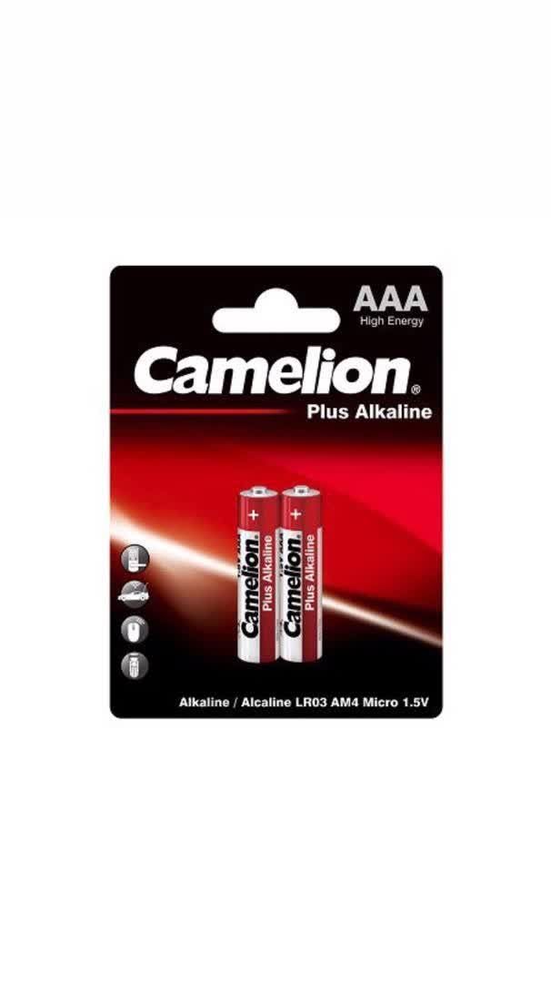 باتری نیمه قلمی کملیون مدل Plus Alkaline بسته 2 عددی باتری نیمه قلمی کملیون مدل Plus Alkaline بسته 2 عددی