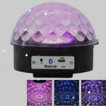 چراغ دیسکویی اسپیکردار بلوتوثی فلش خور نیمکره333
