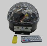 چراغ دیسکویی اسپیکردار بلوتوثی فلش خور نیمکره44