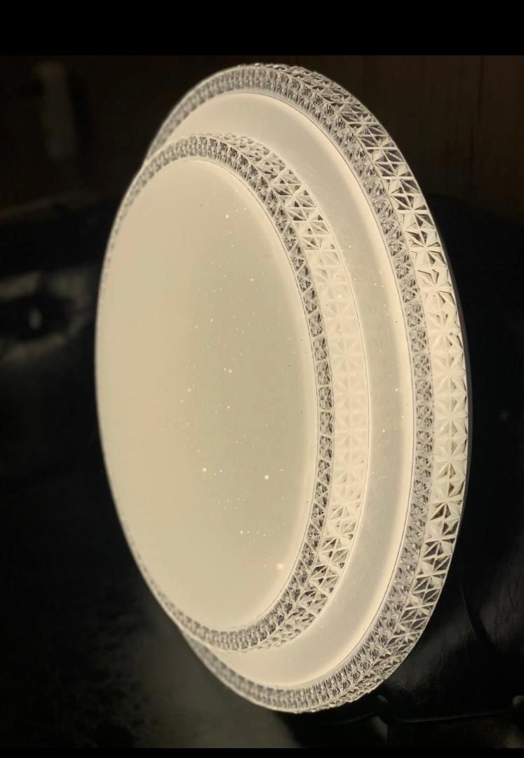 چراغ سقفی 60 وات مدل کریستالی دو طبقه22 چراغ سقفی 60 وات مدل کریستالی دو طبقه22