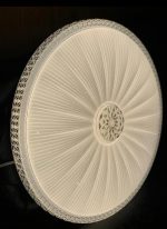 چراغ سقفی 80 وات سه حالته مدل صدف کریستالی