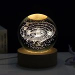 چراغ خواب مدل گوی شیشه ای سه بعدی