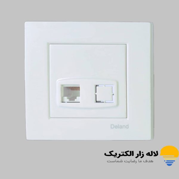 پریز تلفن تک سوکت دو خط آسا دلند