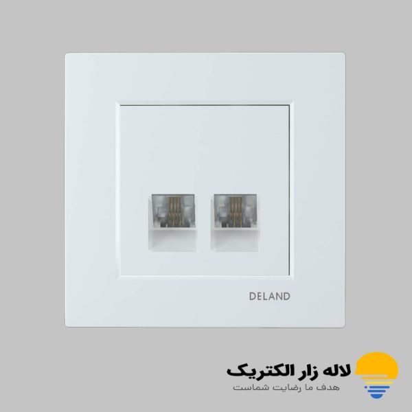 پریز تلفن دو سوکته