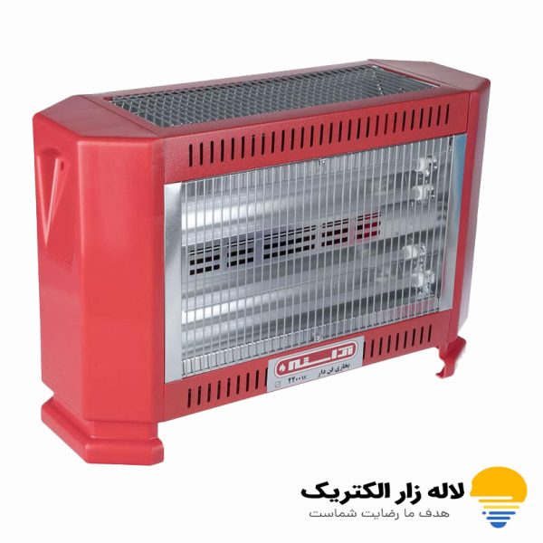 بخاری برقی پنج شعله فن دار آراسته