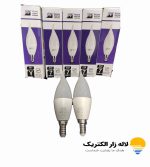 لامپ لوستر اشکی 7 وات نوین برتر بسته 10 عددی