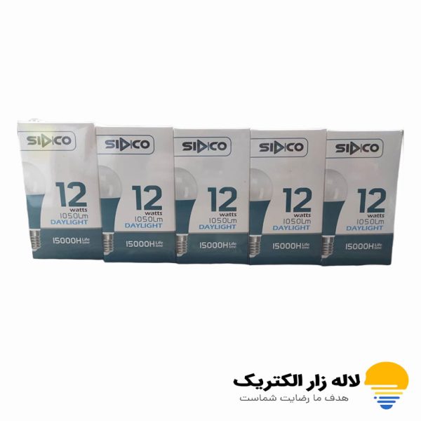 لامپ حبابی 12 وات سیدکو