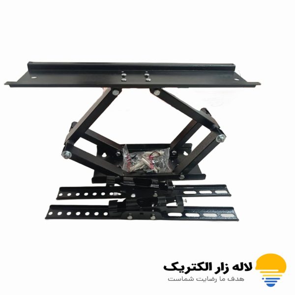براکت دیواری دو بازو متحرک تلویزیون 32 تا 65 اینچ