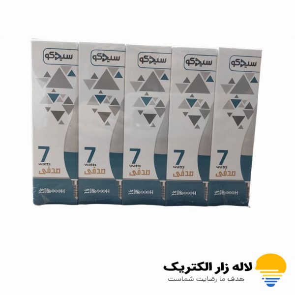 لامپ لوستری 7 وات اشکی سیدکو